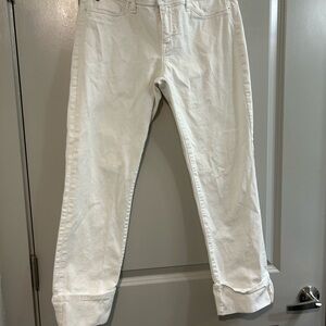 Hudson Ginny Crop Straight Cuff Jeans